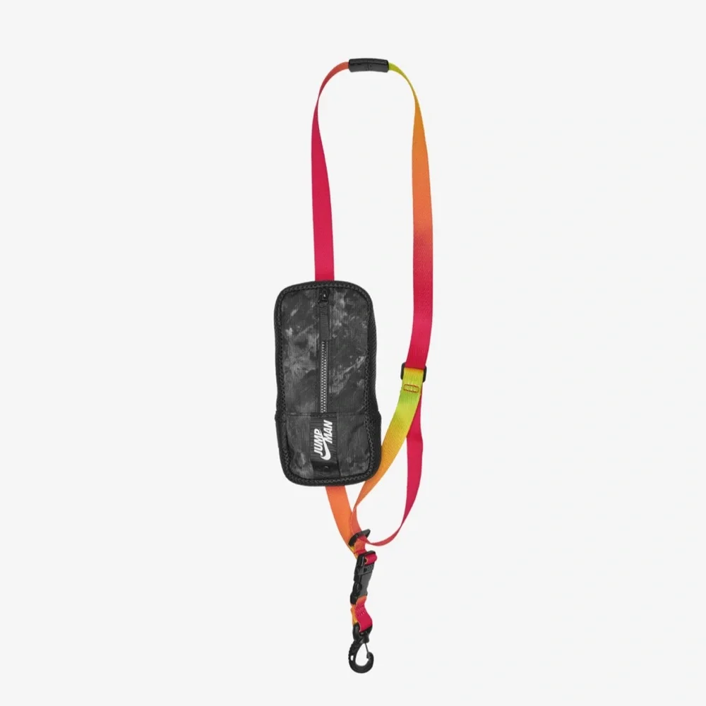 Nike Jordan Lanyard Utility Detachable Clip Black/White/Multicolor